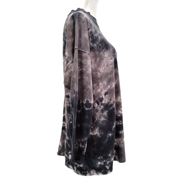 Free People Top Women's We The Free Medium Tie Dye Oversized 100% Cotton Boho - Picture 4 of 9